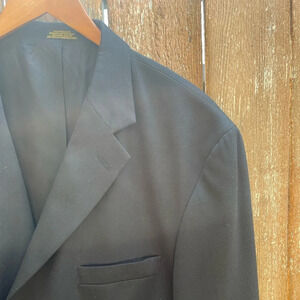 J‎ Ferrar Black Men’s Blazer Sport Coat Business Attire 44L